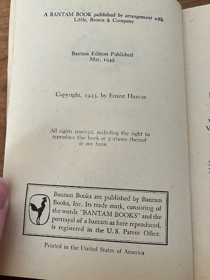 Vintage Paperbacks - Ernest Haycox - A Bantam Book - Lot Of 3