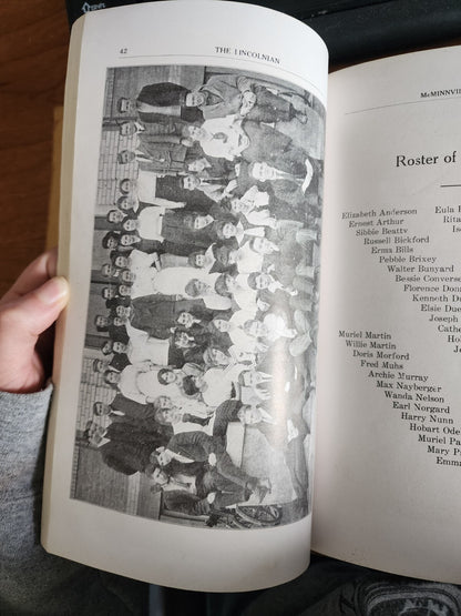 Oregon McMinnville High School Yearbook 1916 Lincolnian