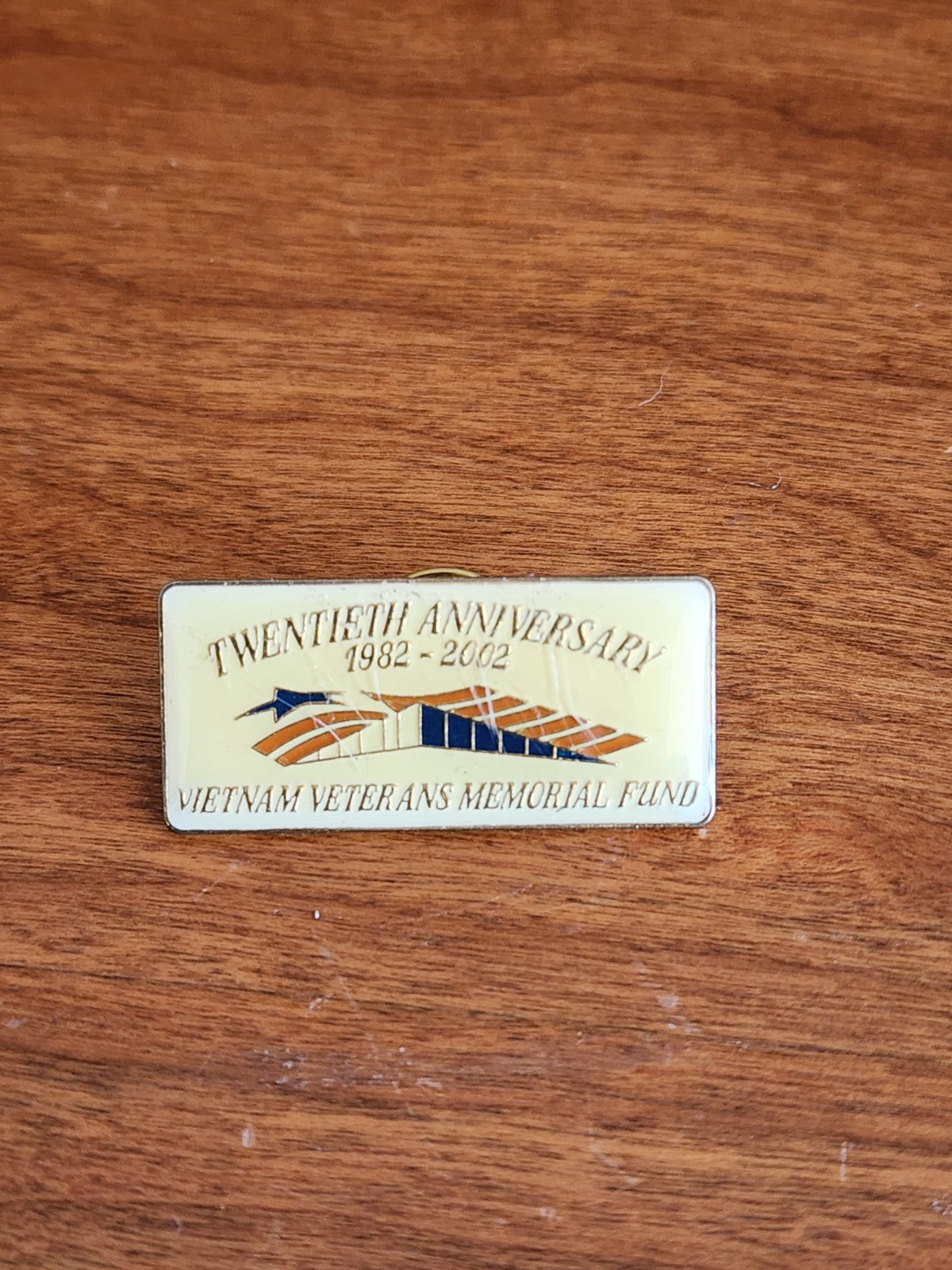 Twentieth Anniversary (1982-2002) Vietnam Veterans Memorial Fund Pin
