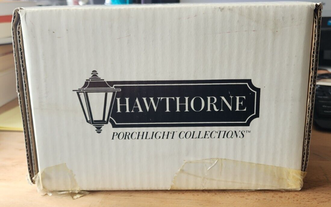 Hawthorne Porchlight Collection "Firehouse" #79233 Christmas Village House NEW