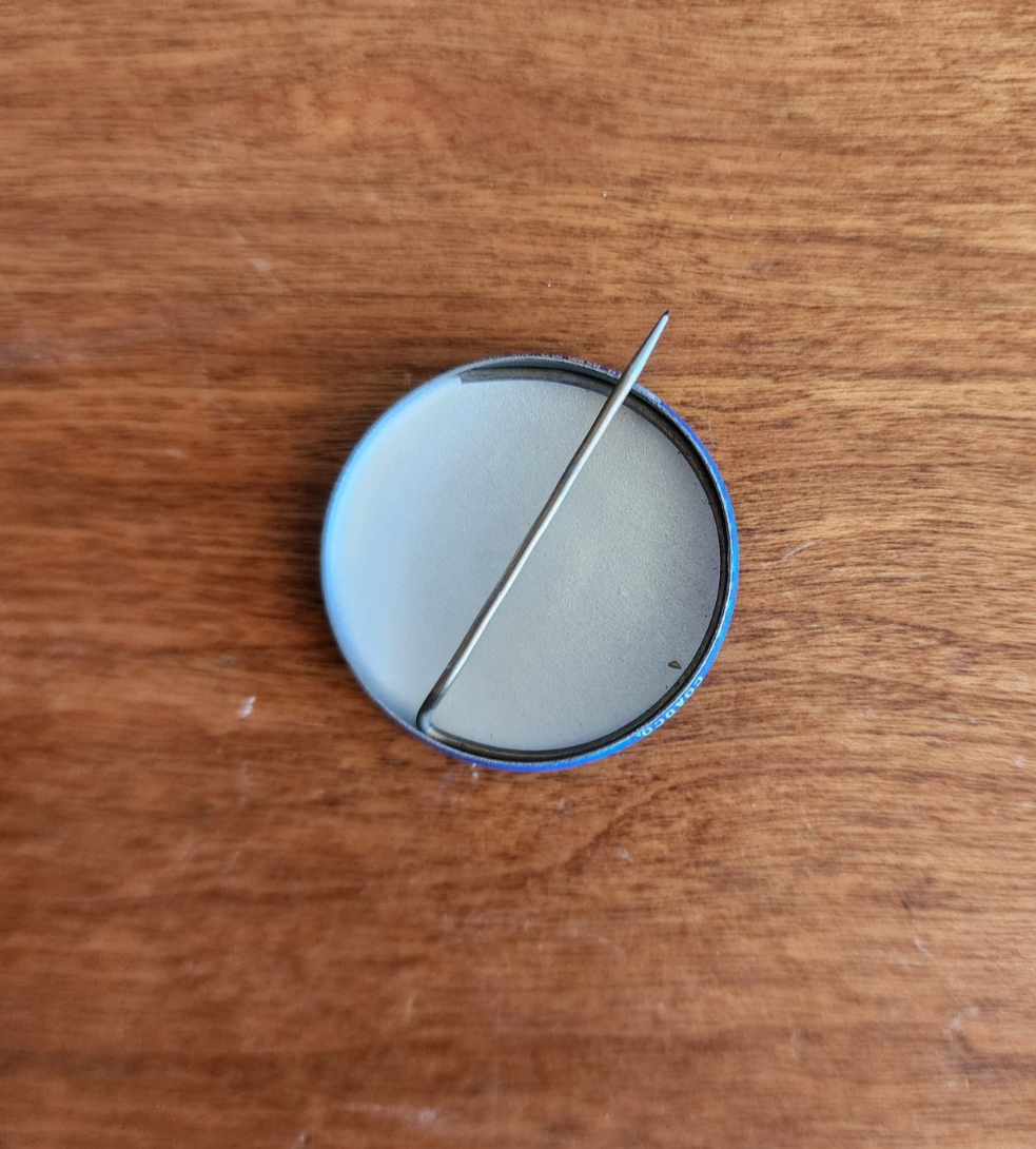 Vintage Political Pin "President Nixon Now More Than Ever"