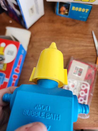 Vintage Avon Mr. RoBottle Bubble Bath Robot