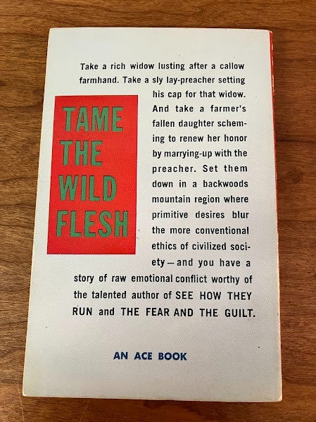 Vtg Paperback - Tame the Wild Flesh - Wilene Shaw