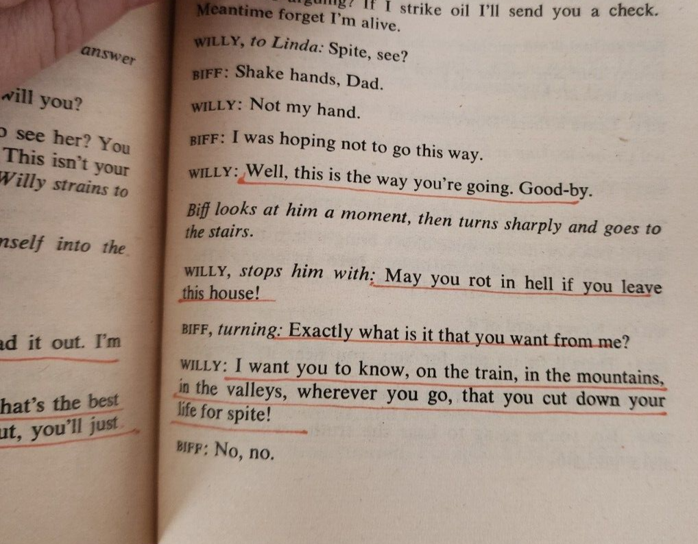 Death of a Salesman by Arthur Miller 1979 vtg Paperback Book - acceptable