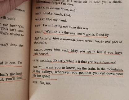 Death of a Salesman by Arthur Miller 1979 vtg Paperback Book - acceptable