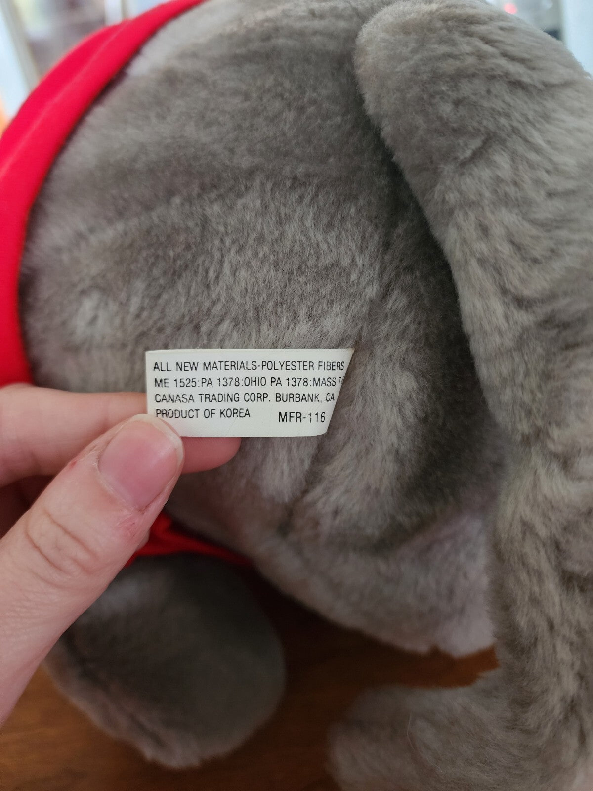 Vintage Disney Worl The Rescuers Bernard 16" Mouse Plush