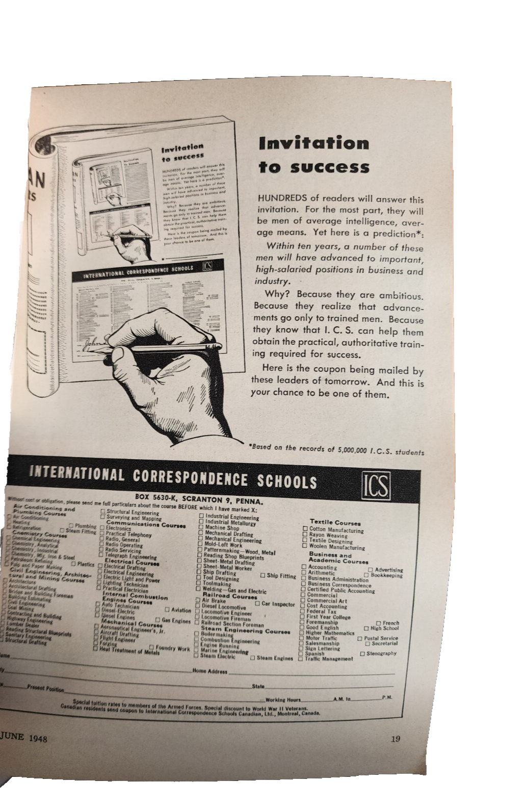 Popular Mechanics Magazine- June 1948
