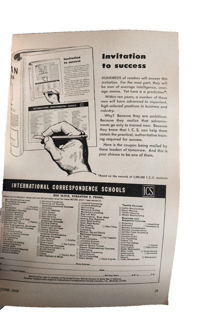 Popular Mechanics Magazine- June 1948