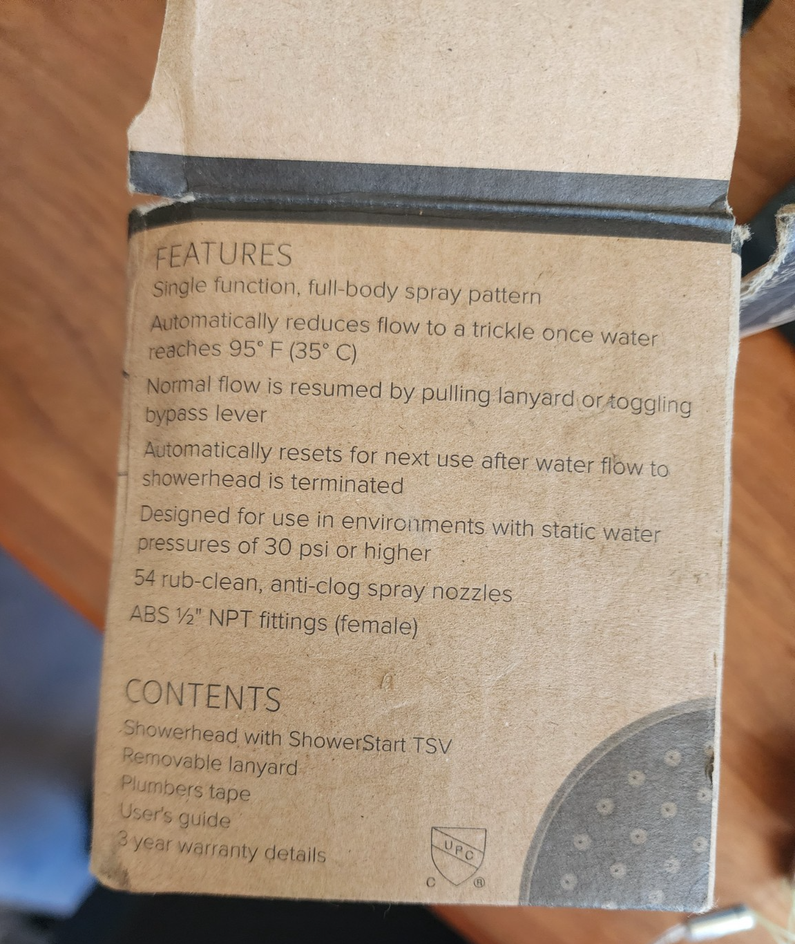 Evolve Brand Single Function Showerhead 1.5 GPM
