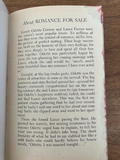 Vtg Paperback - ROMANCE FOR SALE By Maysie Greig