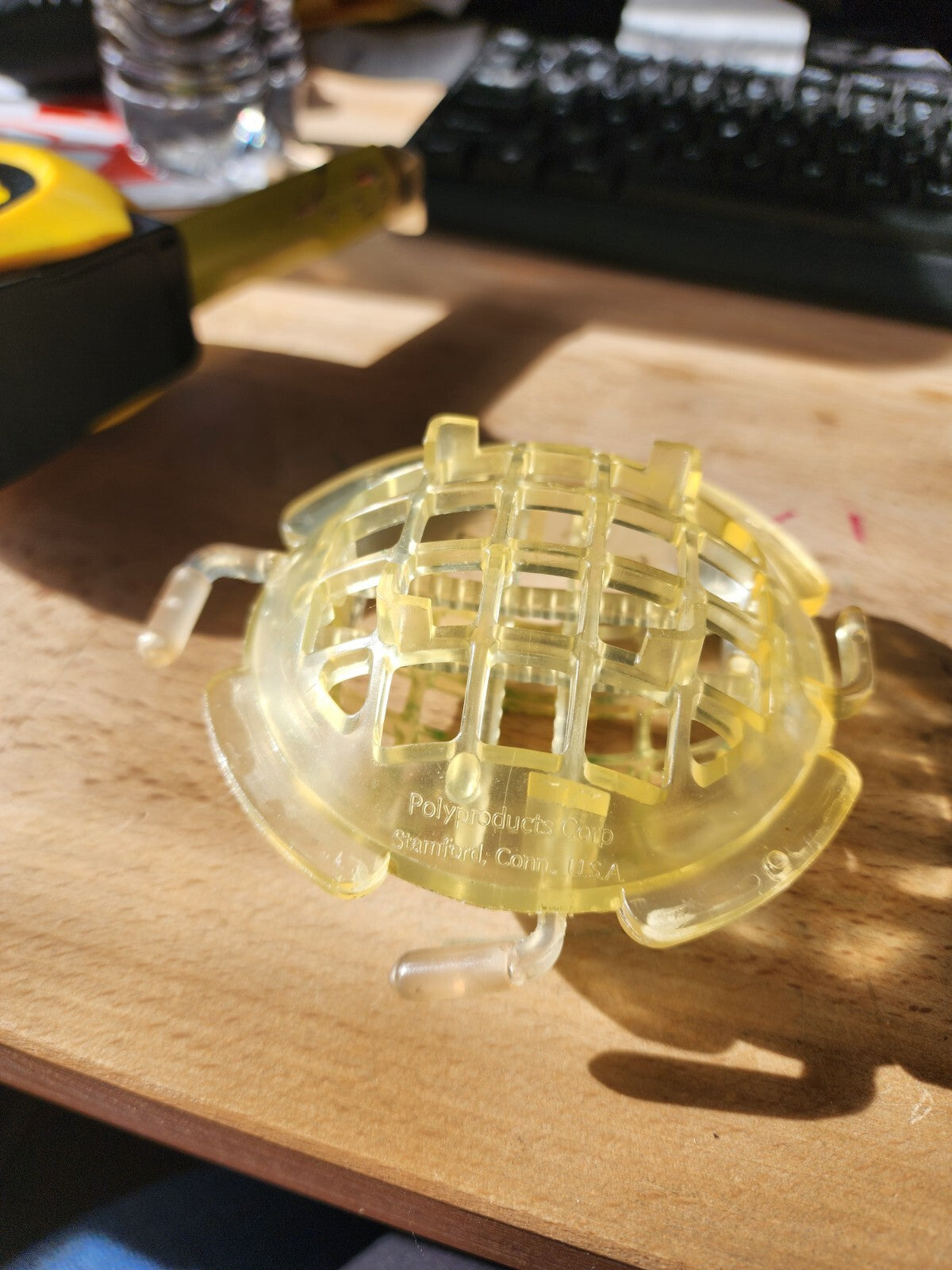 Vintage Plastic Flower Frog Cage Style