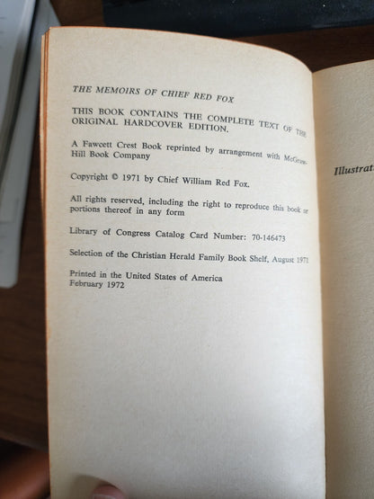 The memoirs of Chief Red Fox: With Photographs