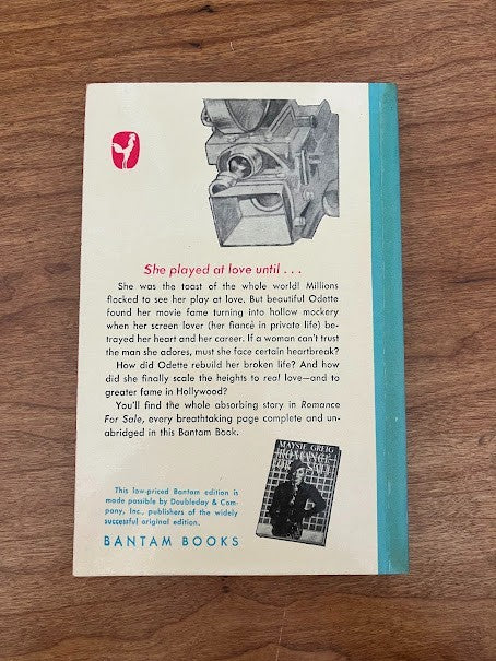 Vtg Paperback - ROMANCE FOR SALE By Maysie Greig