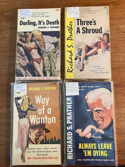 Vintage Paperbacks - Robert S. Prather - lot of 4