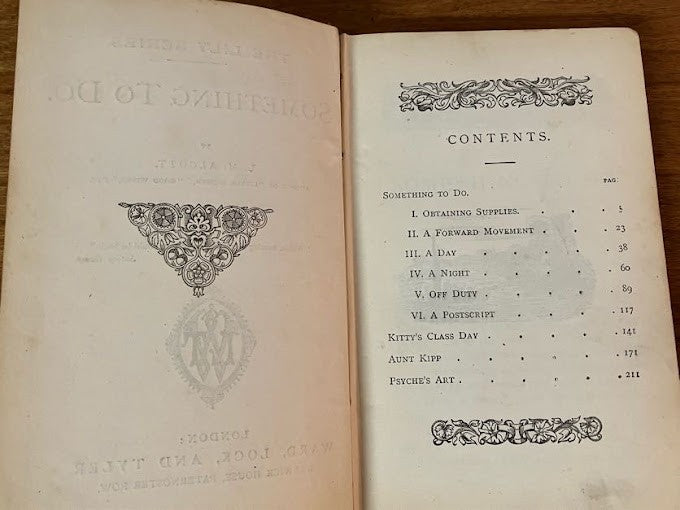 Something to Do by L.M. Alcott