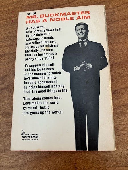 Vtg Pocket Book - "Fitzwilly" By Poyntz Tyler Dick Van Dyke