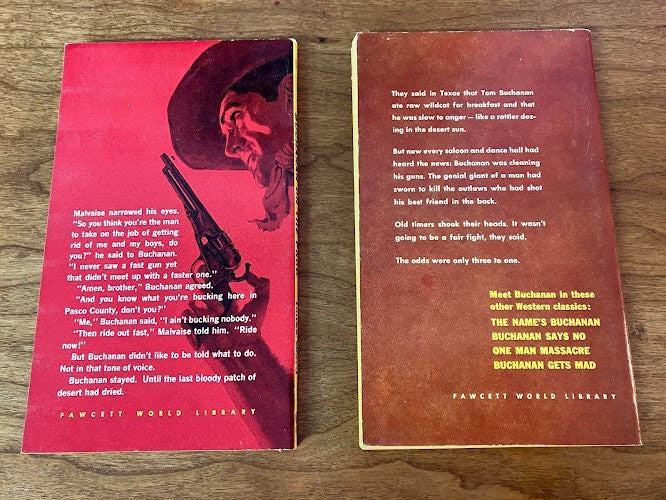 Gold Medal Books by Jonas Ward - lot of 2