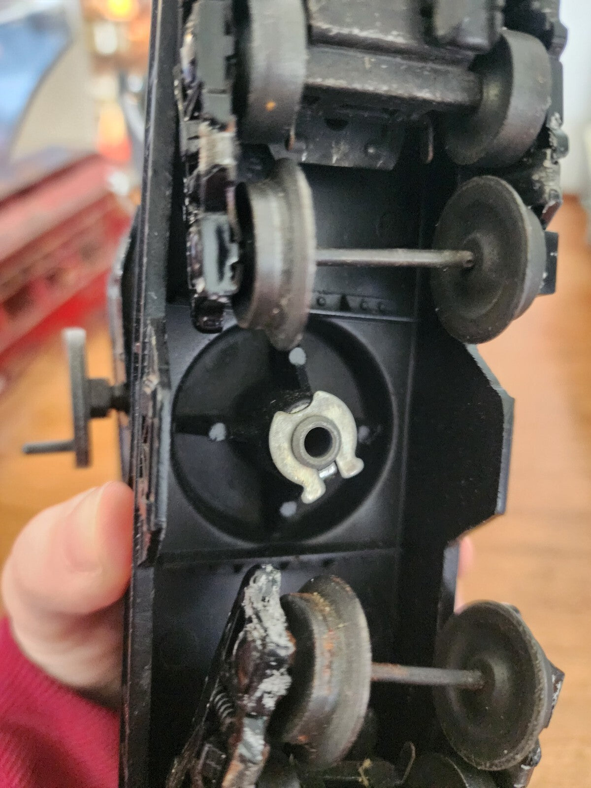 Vtg Lionel Lines 2460 Black Bucyrus Erie Crane Car Variation