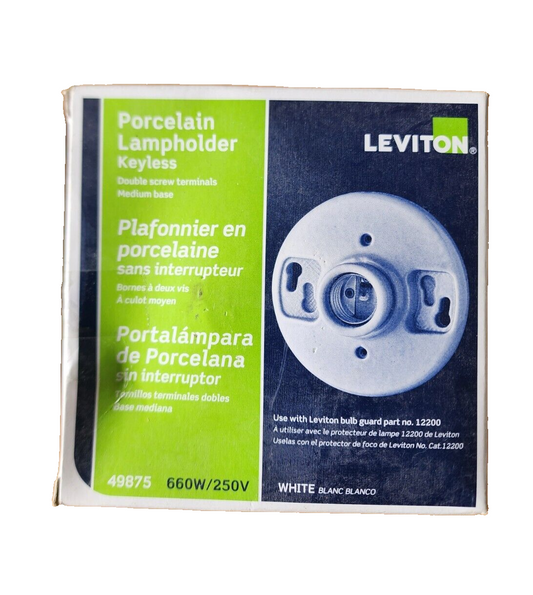 Leviton Porcelain Lamp Holder (49875)