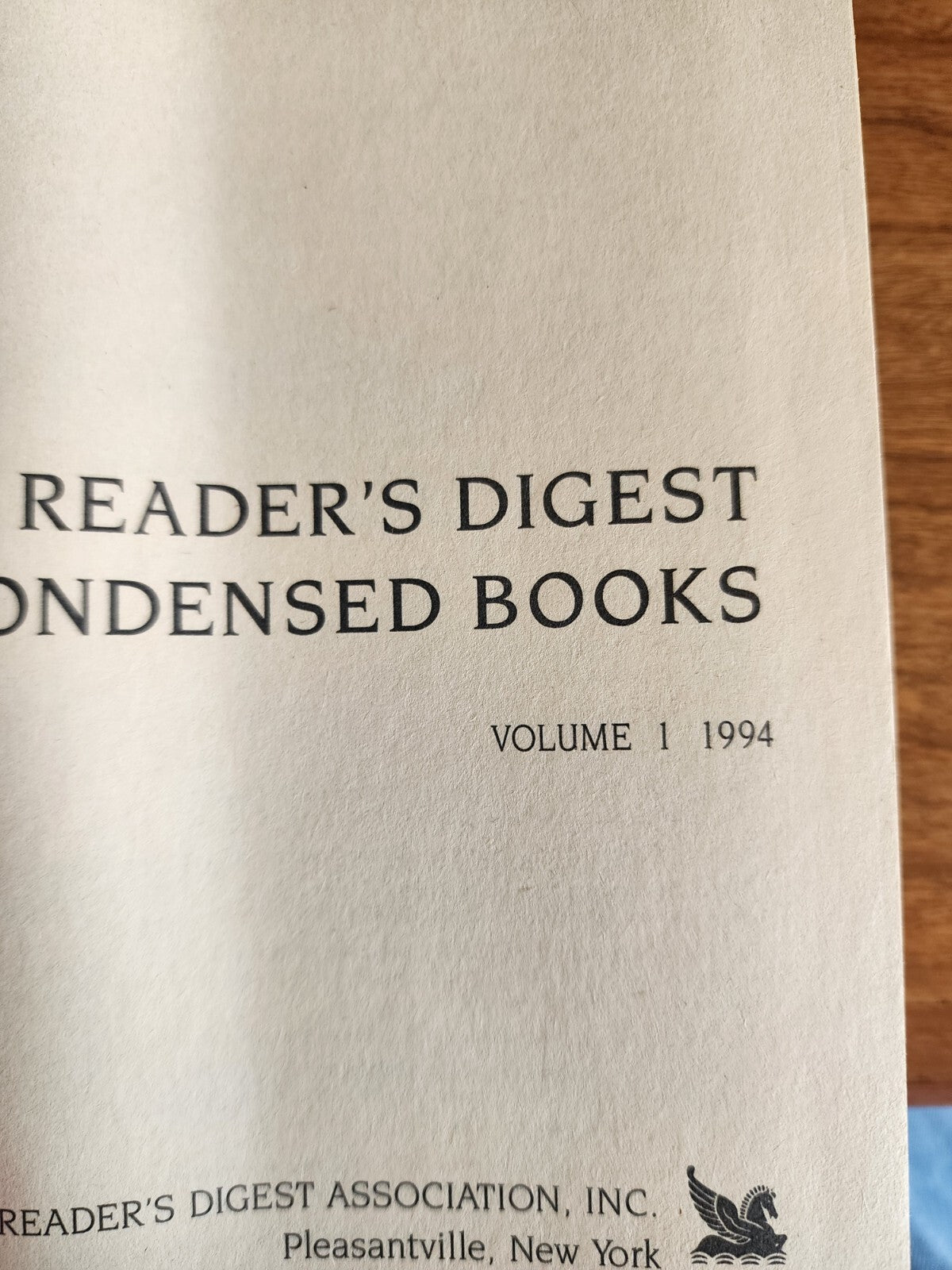 Vtg HC Reader's Digest Condensed Books Volume 1 1994 I'll Be Seeing You Honor Am