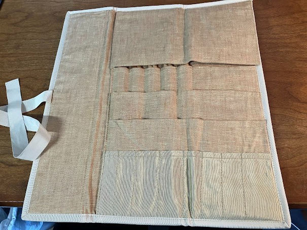 Portable Knitting Needles Organizer Bag & Needles