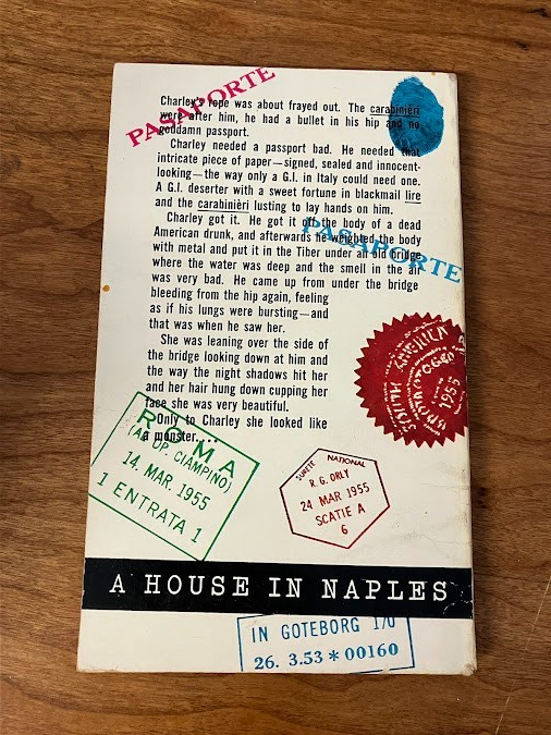 Vintage Paperback - Peter Rabe: A HOUSE IN NAPLES