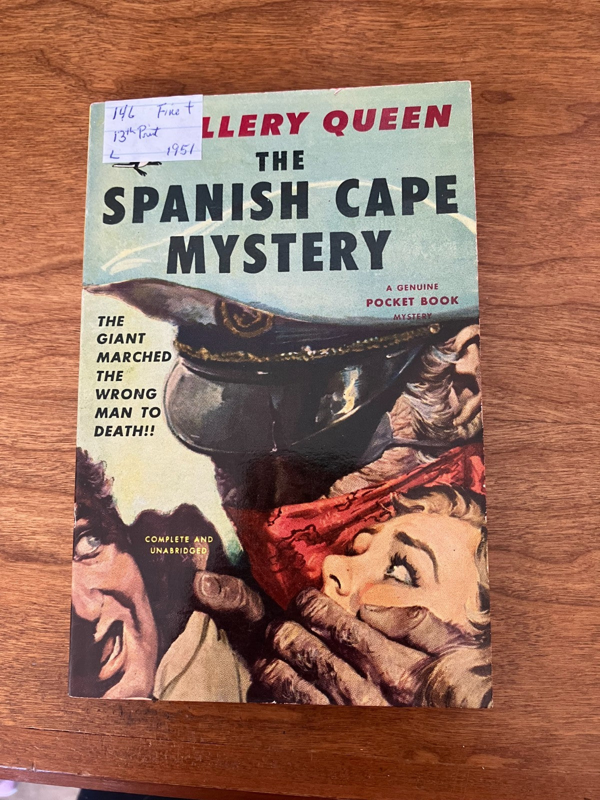 Vintage Paperback - The Spanish Cape Mystery by Ellery Queen