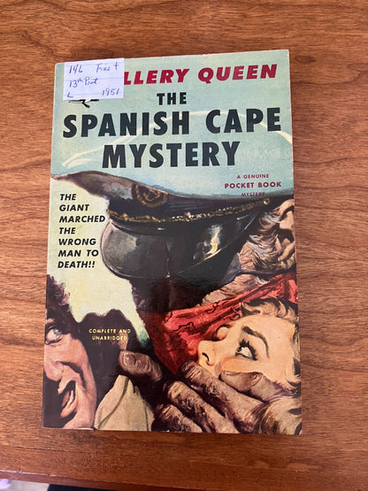 Vintage Paperback - The Spanish Cape Mystery by Ellery Queen