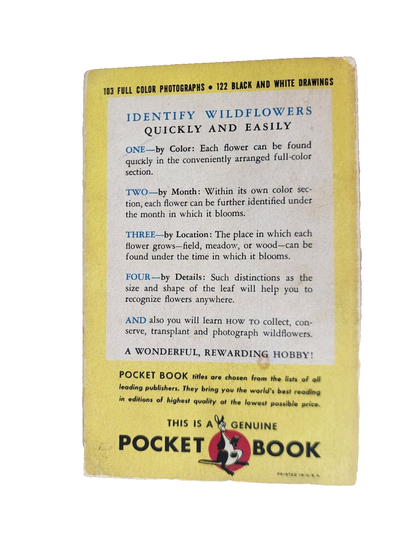 The Pocket Guide to the Wildflowers by Samuel Gottscho 1951 Pocket 1st Paperback