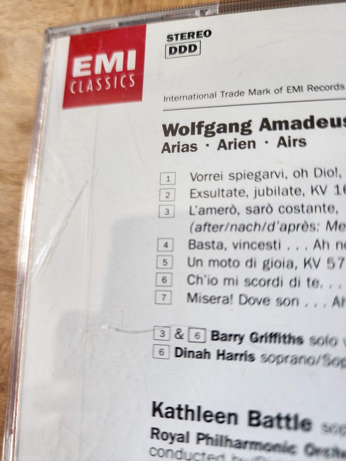 Kathleen Battle Sings Mozart (CD) Wolfgang Amadeus Mozart - Andre Previn - GOOD