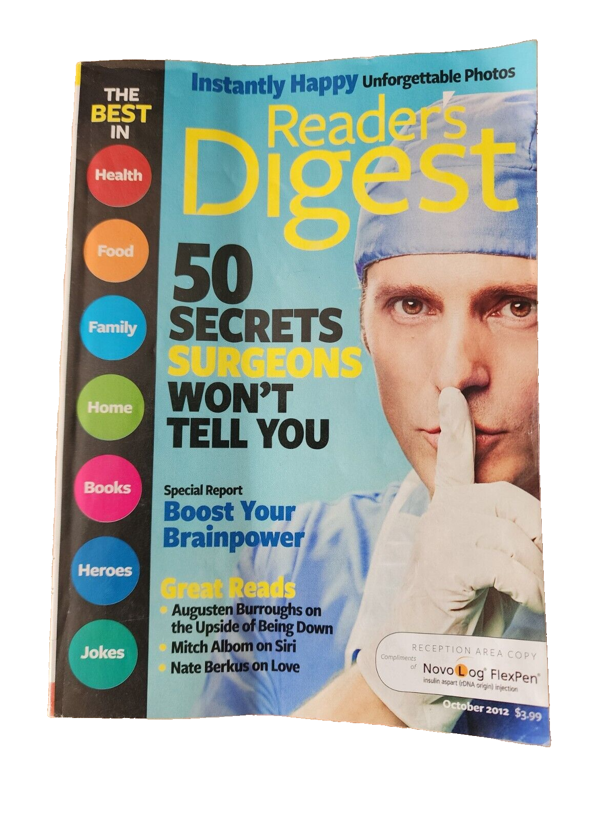 Reader's Digest 2012 October 50 Secrets Surgeons Won't Tell You
