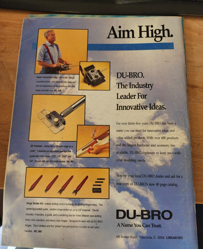 LOT of 3 Vintage Model Builder Airplane Aviation RC 1994 Magazines