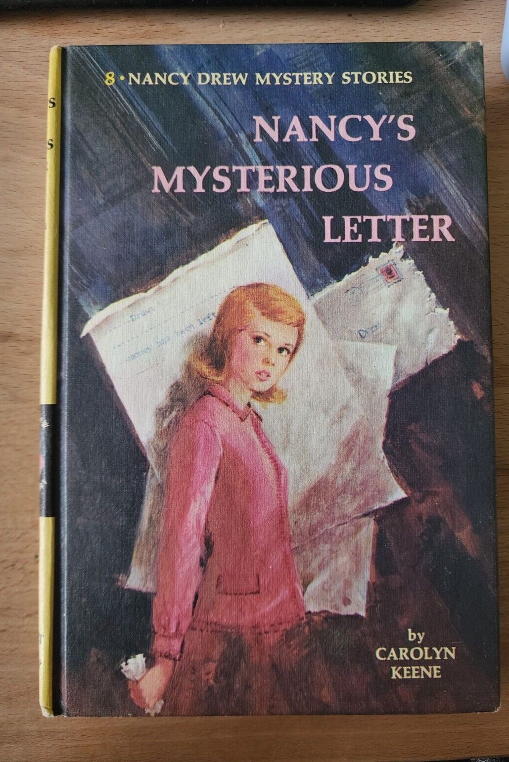 Nancy Drew #8 Nancy's Mysterious Letter by Carolyn Keene Hardcover Book 1968