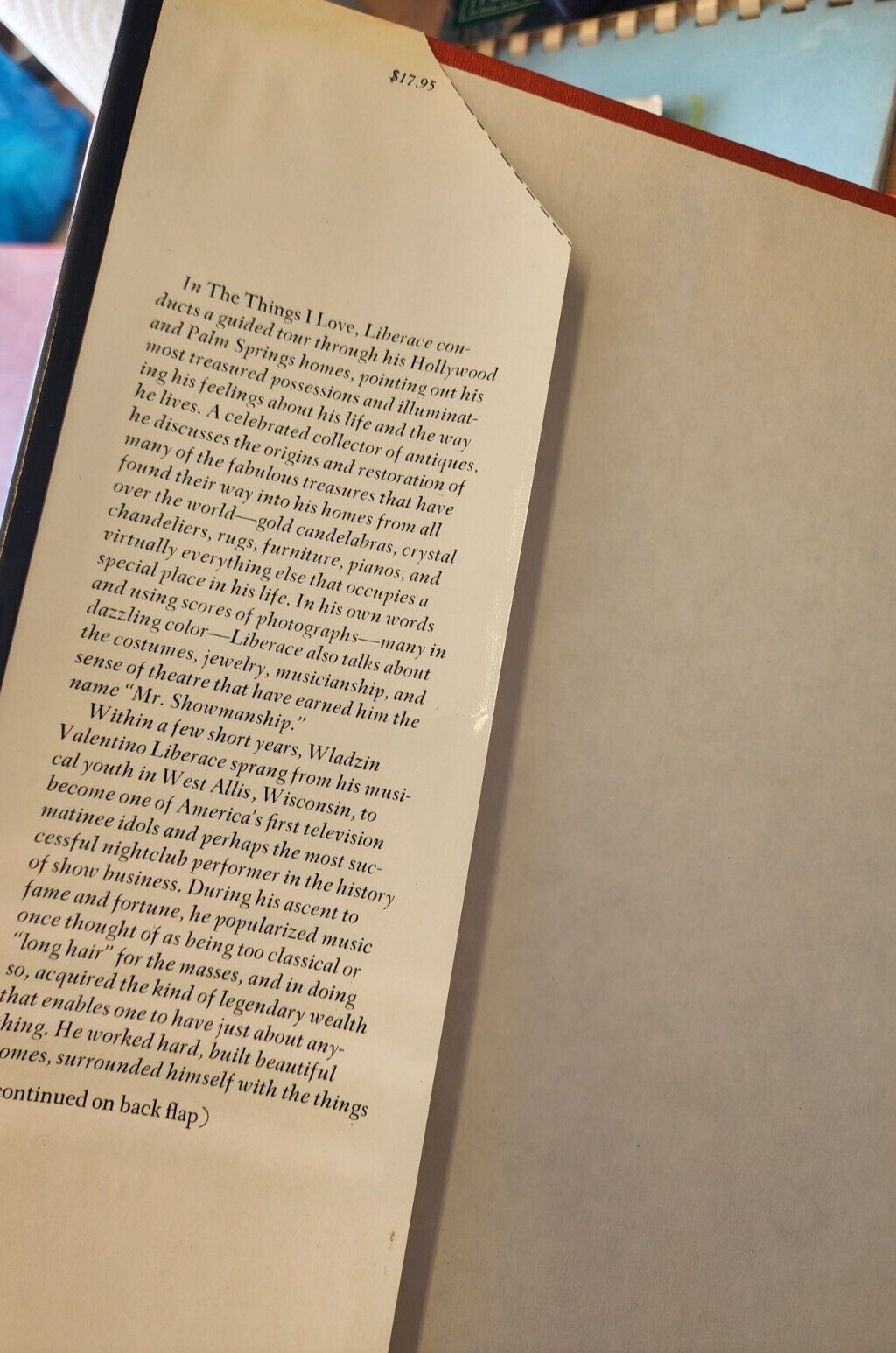 The Things I Love by Liberace