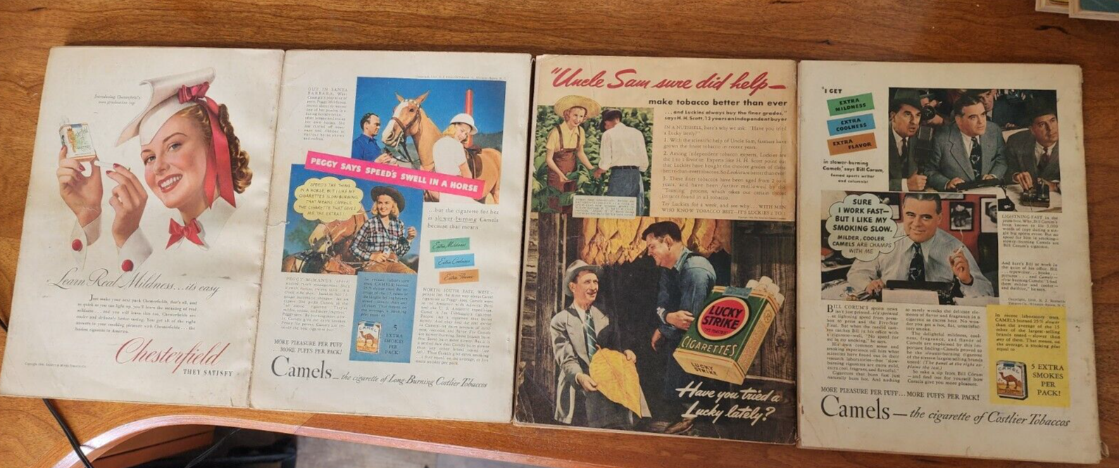 Lot of 4 Vintage Popular Mechanics Magazine From 1940