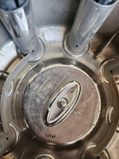 Set of 4 Ford Wheel Center Rim Cap Hub Cover CHROME
