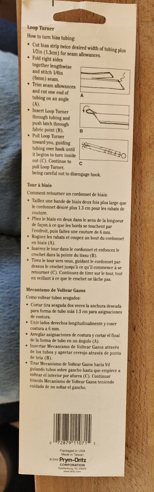 Dritz 647 Loop Turner- New, open package