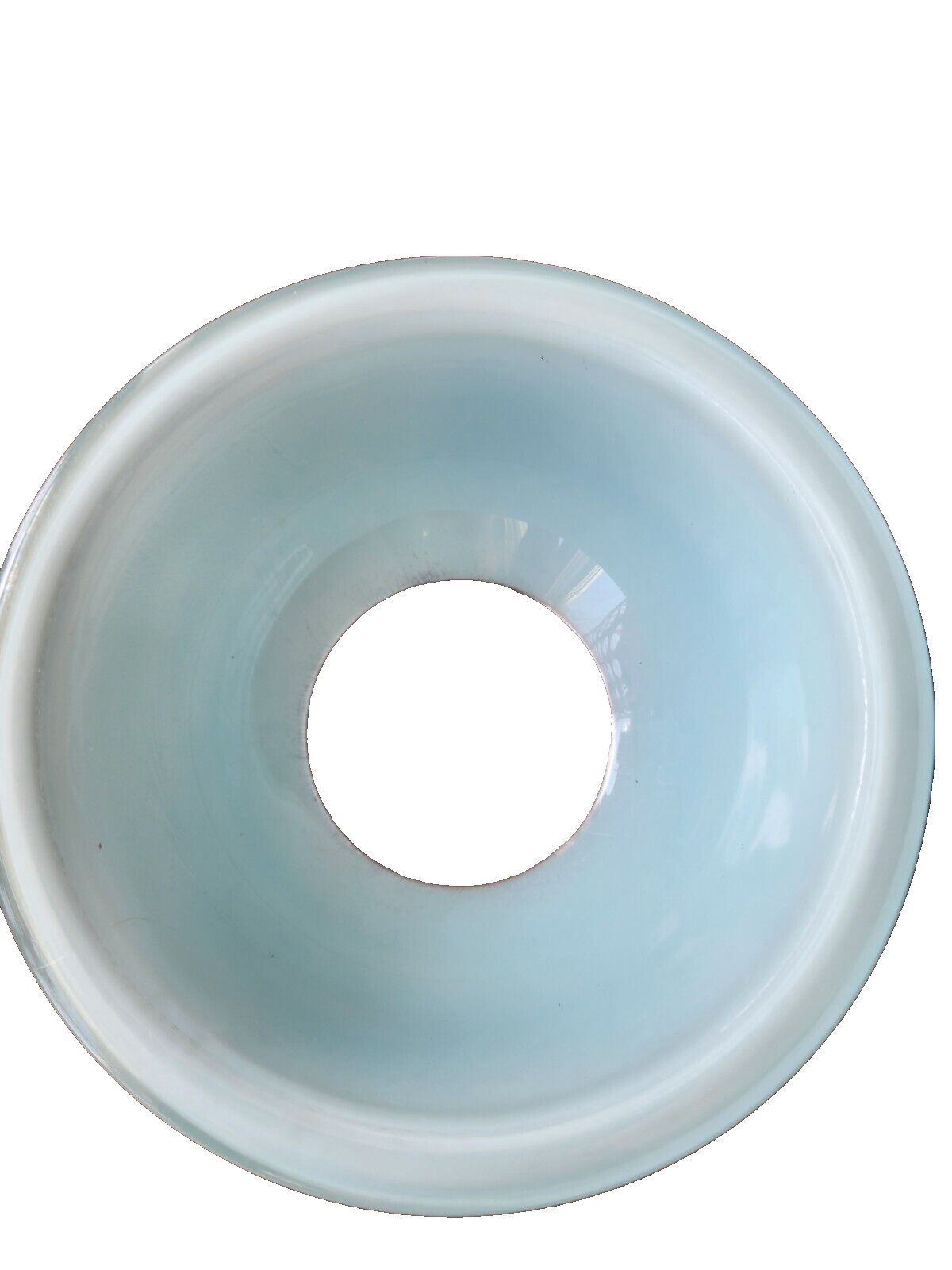 Set of 2 PYREX Moody Blues Mixing Bowl 323 322 Blue Clear Bottom - Vintage