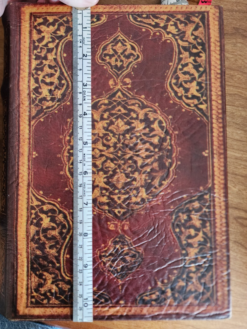 Pier 1 Faux Book Storage Box Magnetic Closure 11" x 8” x 3”