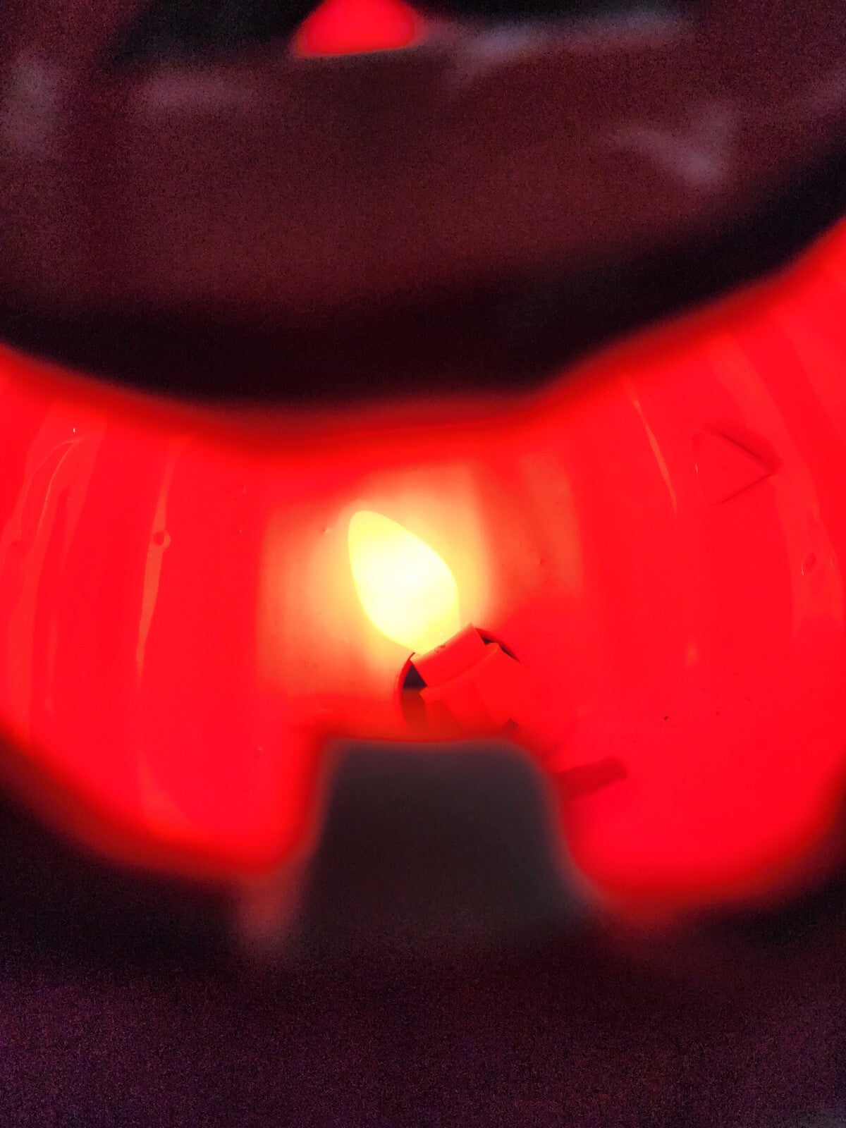 Vintage electrified ceramic pumpkin item no.6476