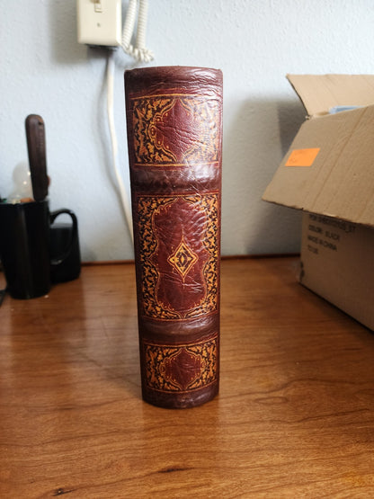 Pier 1 Faux Book Storage Box Magnetic Closure 11" x 8” x 3”