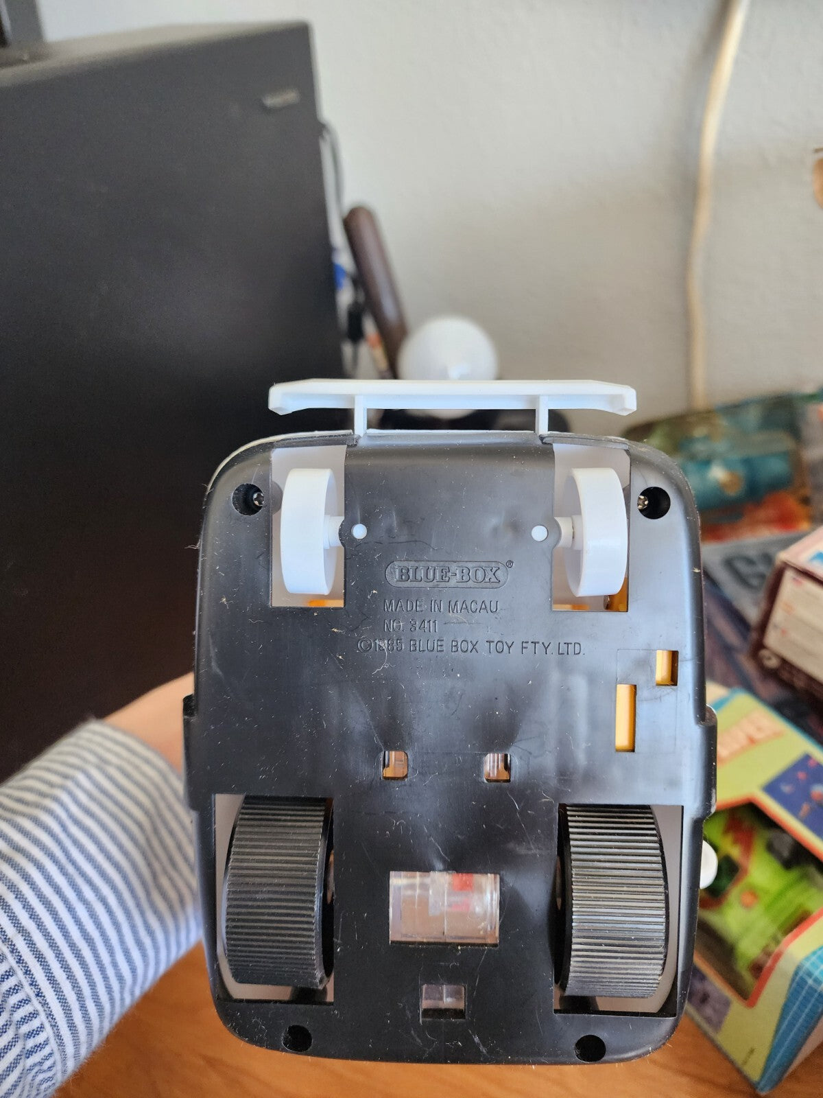Rare Vintage Toot Toot Robot Wind Up Toy