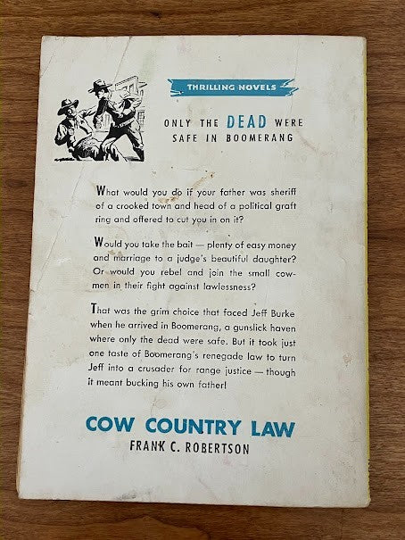 Cow Country Law - Frank C. Robertson