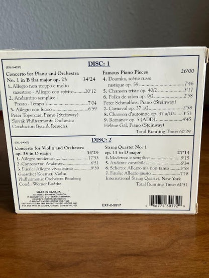 CD Box Set - Excelsior Peter Iljitch Tchaikovsky