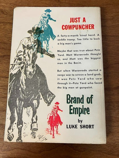 Vtg Paperback - Brand of Empire by Luke Short