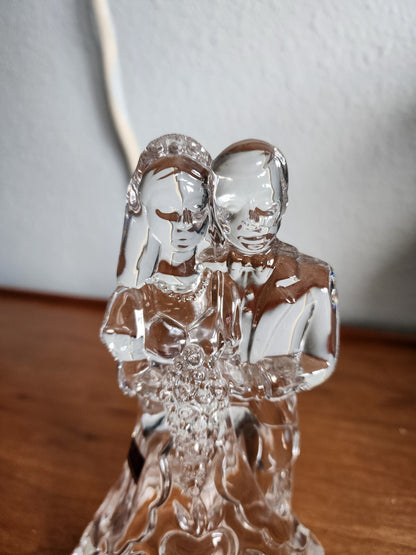Marquis by Waterford Crystal Wedding Bride & Groom Cake Topper Made in Germany