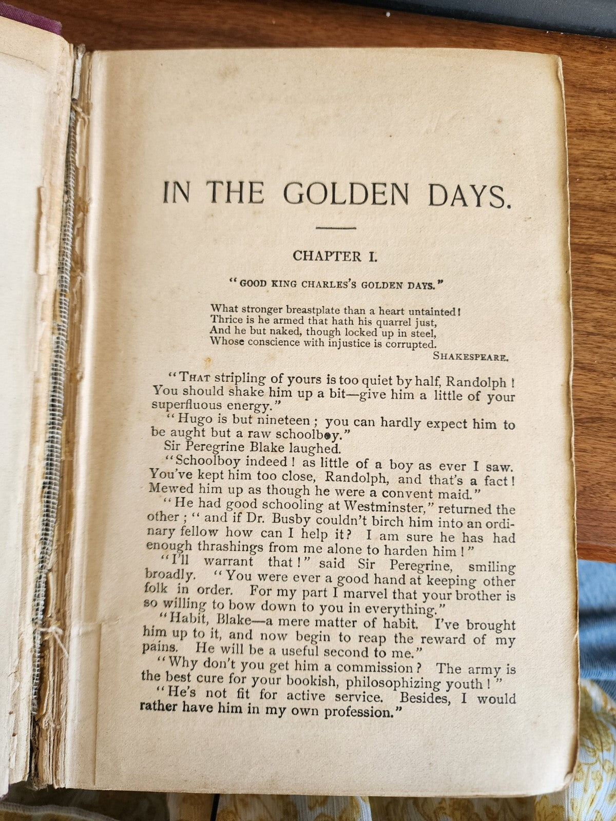 In The Golden Days - Empire Edition By Edna Lyall Unknown Year