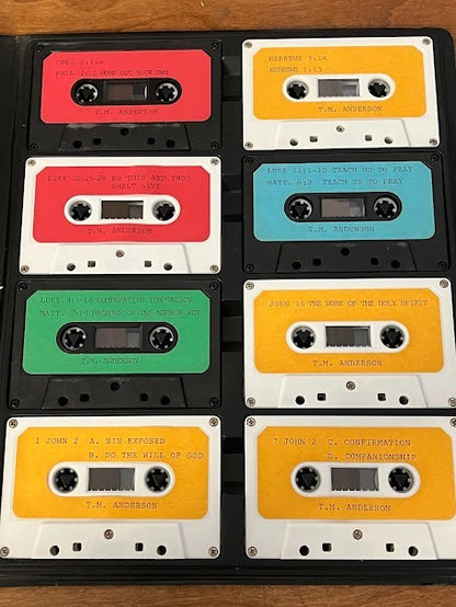 Lot of 15 Vintage Cassette Tapes - Bible Verses