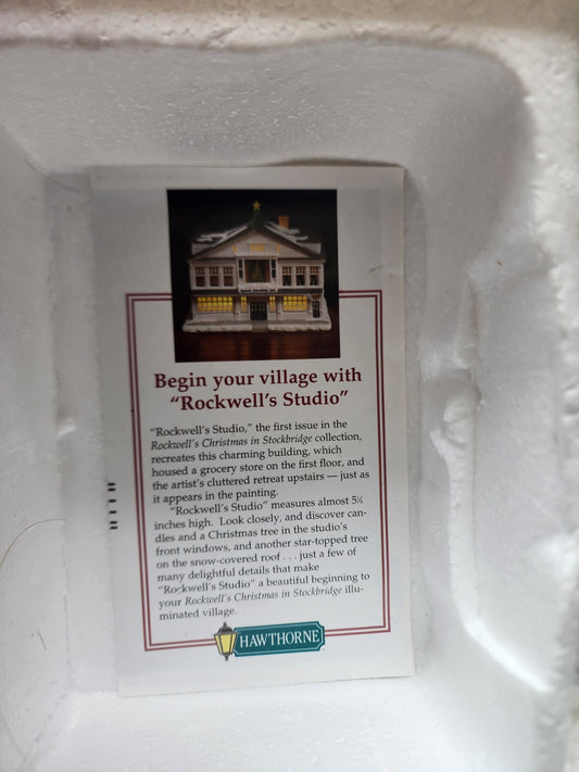 Hawthorne Porchlight Collection "Firehouse" #79233 Christmas Village House NEW