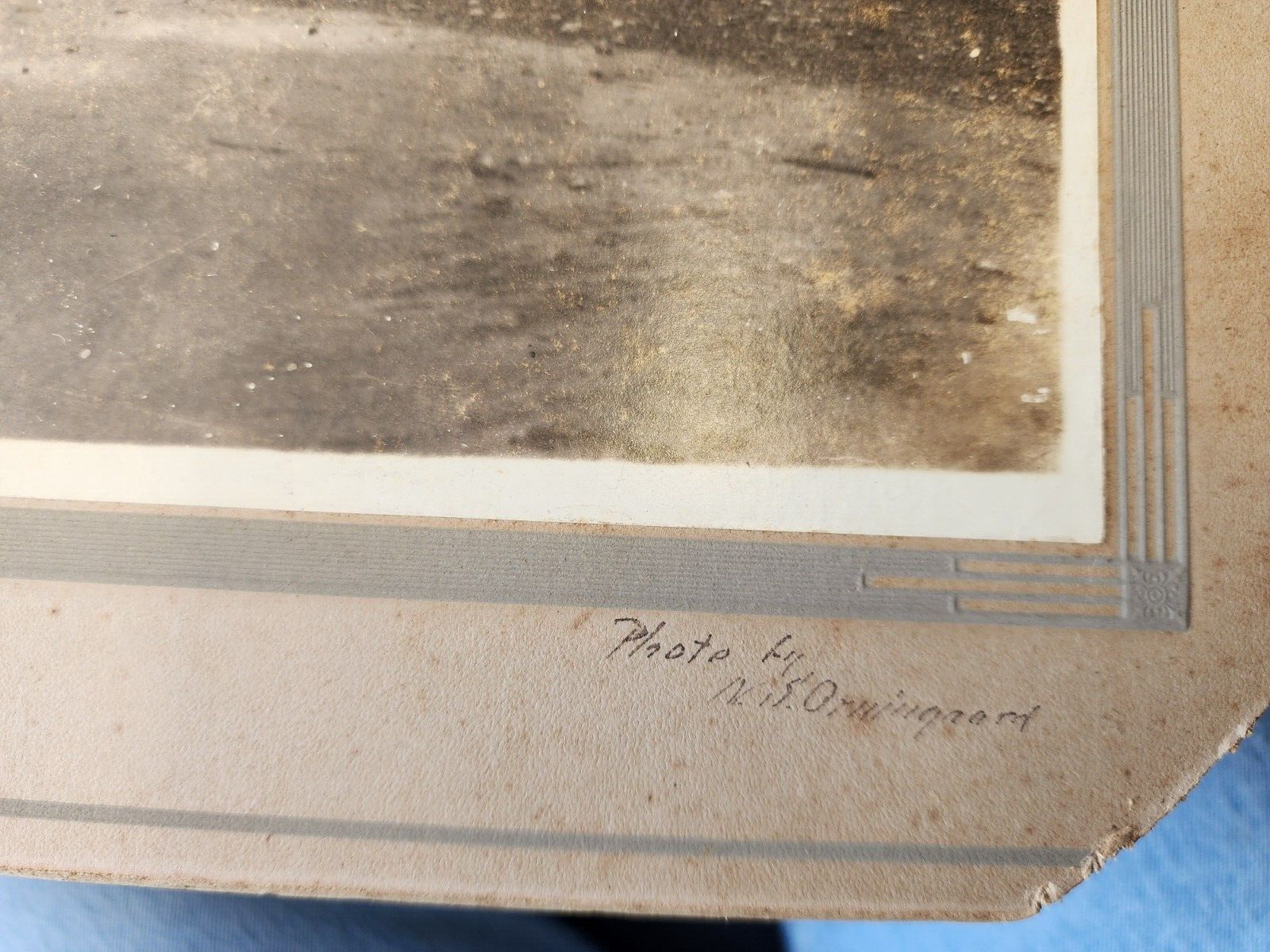 Vintage Cardboard Photo by N.S Orninguard